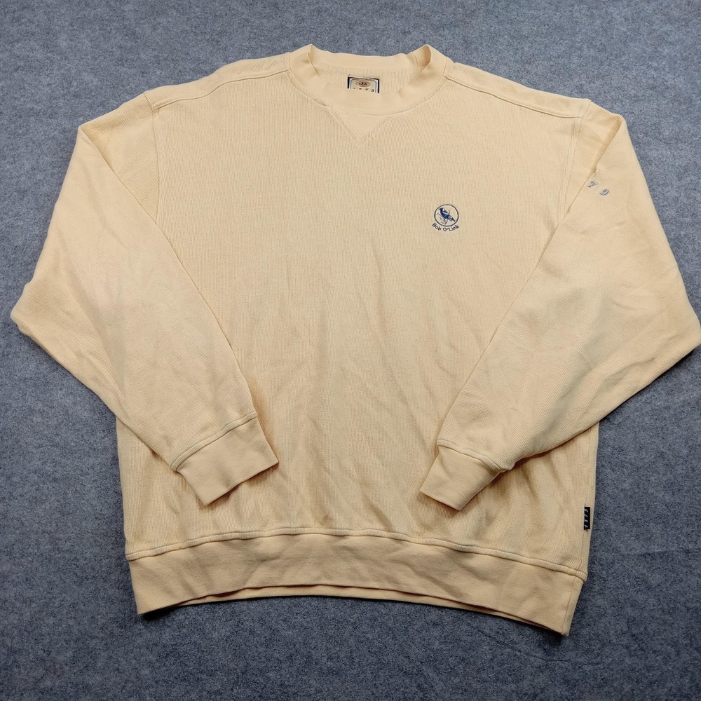 Bob O Link Golf Sweatshirt Men XL Club Combed Crewneck Pullover Sweater Crewneck